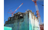 3号機原子炉建屋（1月10日撮影）の画像