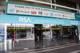 【RSA Conference US 2015】開幕初日から多くの来場者で賑わうモスコーンセンター 画像