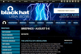 Black Hat USA 2015 Briefings 詳細ページ