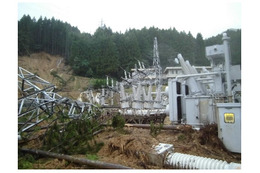 鬼怒川発電所構内設備の被害状況（東京電力資料より）