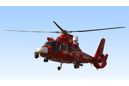 被災地の空撮映像をヘリコプターから衛星通信で高速リアルタイム伝送(三菱電機) 画像