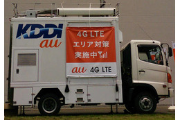 「4G LTE」対応車載型基地局 側面