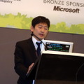 日本のフィッシング詐欺の状況を紹介するフィッシング対策協議会（JPCERT/CC）の山本健太郎氏