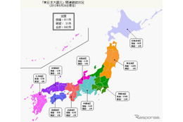 「東日本大震災」関連破綻状況（2012年6月19日現在）
