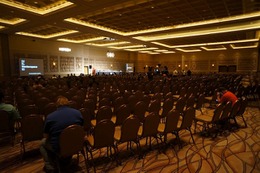 DEFCONでは数多くのプレゼンテーションが行われている。会場には1000人以上が入るが、内容によっては閑散としていることもある
