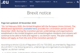 .eu ドメインを管理する EURid による注意喚起