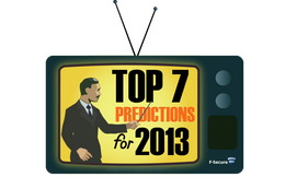 「2013年の7大予想」、2013年はMacやスマートTVも標的に（エフセキュア） 画像