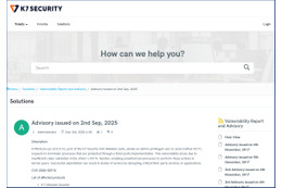 K7 Ultimate Security における任意のプロセスの停止が可能となる脆弱性（Scan Tech Report） 画像