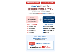 月額550円 / ID ～ GMOグローバルサインが病院 診療所 薬局向けに IDM・SSO サービス提供 画像