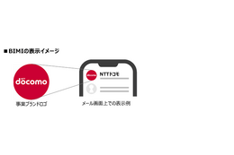 NTTドコモが BIMI 対応 画像