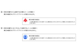 東日本銀行が BIMI を導入 画像