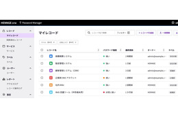 クラウドセキュリティサービス「HENNGE One」でパスワード管理サービス「HENNGE Password Manager」を提供開始 画像