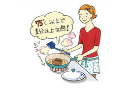 家庭での調理は加熱温度に気をつける