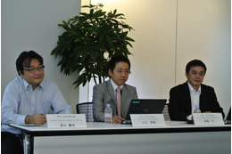 左からDELL SecureWorks セキュリティ ビジネス&マーケティング シニア・マネージャ 古川勝也氏、プリンシパル・コンサルタント 小川 真毅 氏、シニア・セキュリティ・アドバイザー 後藤 久 氏