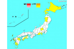 41都道府県で前週よりも増加、インフルエンザの発生状況を発表(厚生労働省) 画像