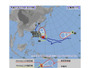 (2015年7月14日) 大型で強い台風11号、14日から15日に小笠原諸島の西の海上を北上の見込み(気象庁) 画像