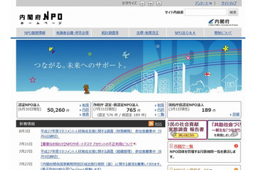 NPOサポートデスクのメールアカウントが乗っ取られる、情報流出については確認中(内閣府) 画像