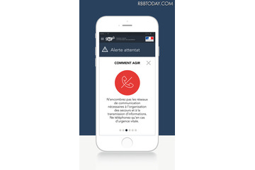 スマホ用テロ対策アラートアプリ「SAIP」の無料提供を開始(仏政府) 画像