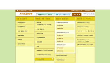 受信契約者の個人情報が含まれる帳票を紛失（NHK） 画像