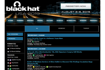 FFRI 鵜飼裕司の Black Hat USA 2019 注目発表 全リスト 画像