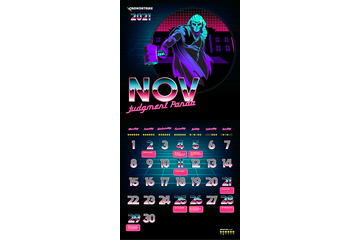 CrowdStrike Adversary Calender 2021 年 11 月（ JUDGMENT PANDA ） 画像