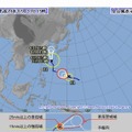 台風12号の経路図