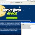 Angry Birds Spaceの偽アプリを提供するWebサイト