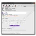 FedEx のスパムメール例