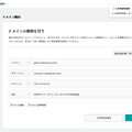 「ドメイン棚卸」情報登録画面