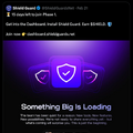 図5： ShieldGuardのX.comアカウント。報酬を段階的に提供すると約束しており、第一弾は2026年3月に予定されていた