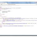 改ざん例1の HTML ソース。”1.swf”、”hacker2.mp3” などのファイルの URL が指定されていることがわかる