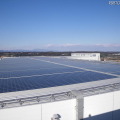 国富工場に設置されたCIS太陽電池
