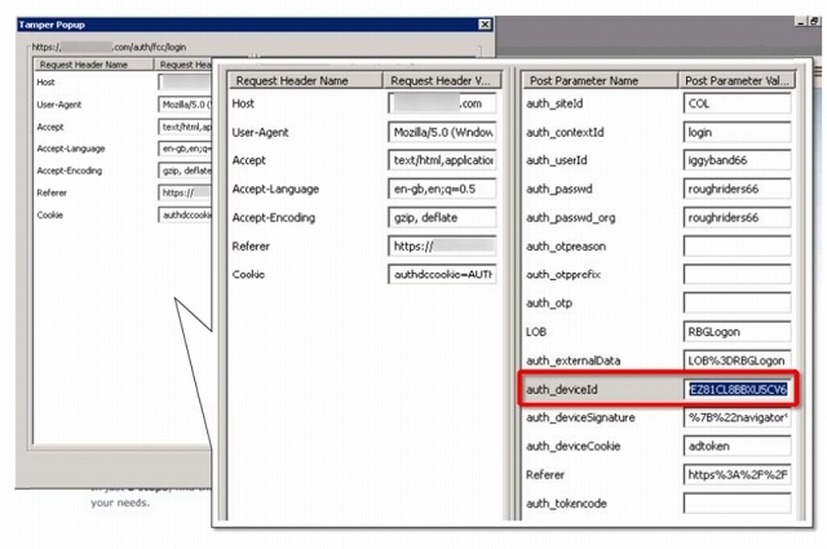 「Tamper Data」でログインのやりとりを改ざん