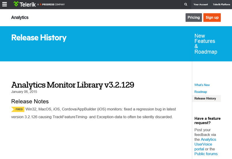 Analytics Monitor Libraryのサイト