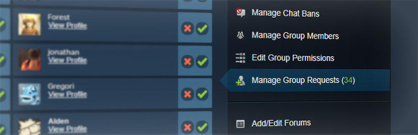 Steamのグループ機能が更新、招待スパムへ対策へ―グループ区分も3種類に増加