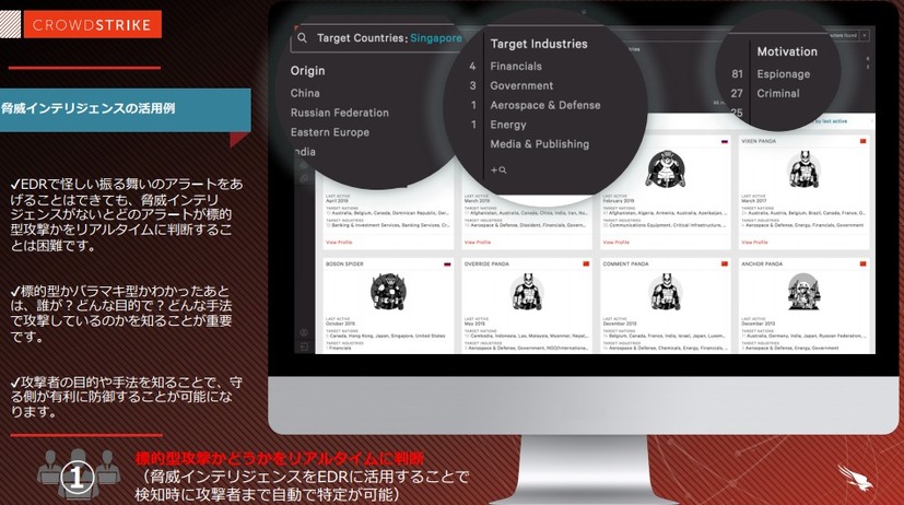 講演資料抜粋：Threat Intelligence の活用、APT と無差別型の振り分け