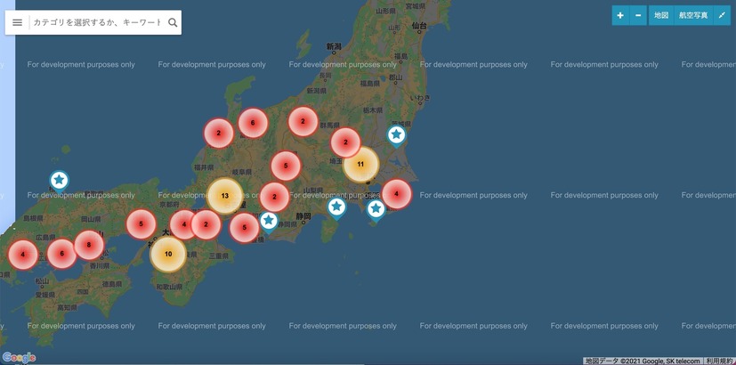 外国人技能実習制度違反企業マップイメージ