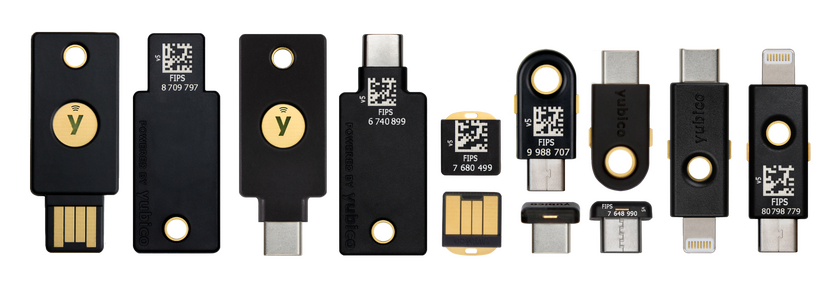 YubiKey「セキュリティキーシリーズ」