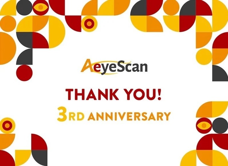 「AeyeScan」3周年イメージ