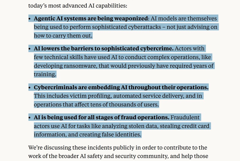 Threat Intelligence Report : August 2025（Anthropic）