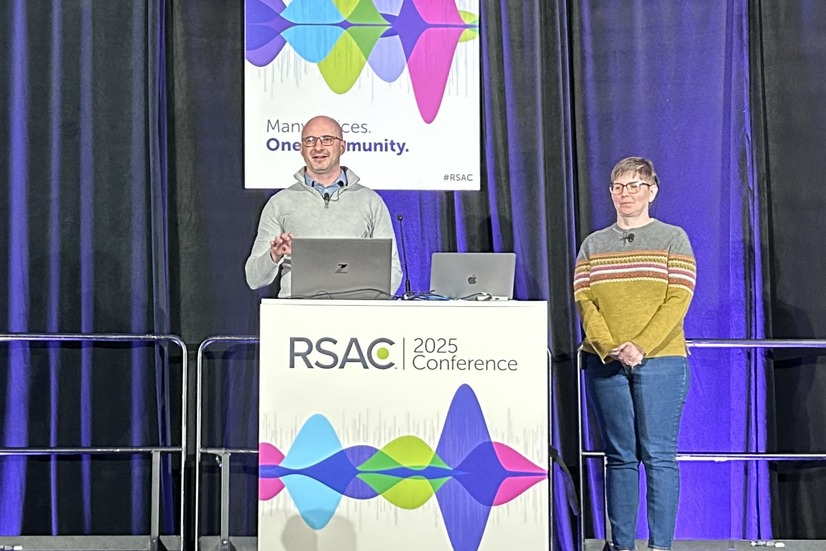 Brenden Smith, CISO, FirstBank（左）、Emy Dunfee, Director, Security & Incident Management, FirstBank（右）