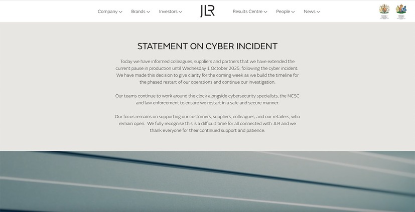 トップページ（Statement on Cyber Incident）