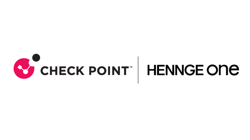 「HENNGE One」と「Check Point」のロゴ