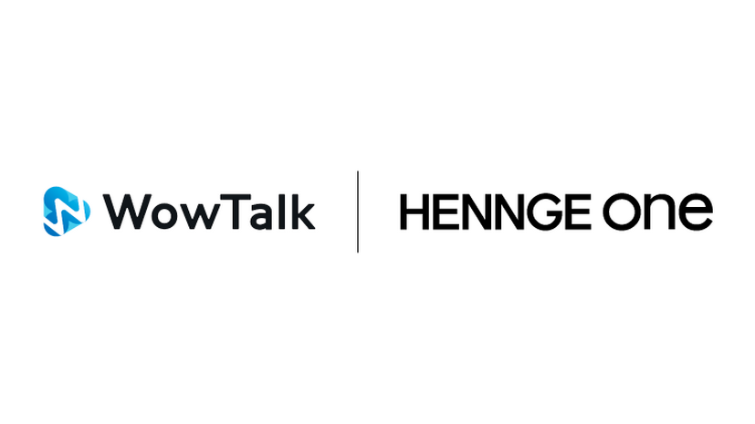 「HENNGE One」と「WowTalk」のロゴ