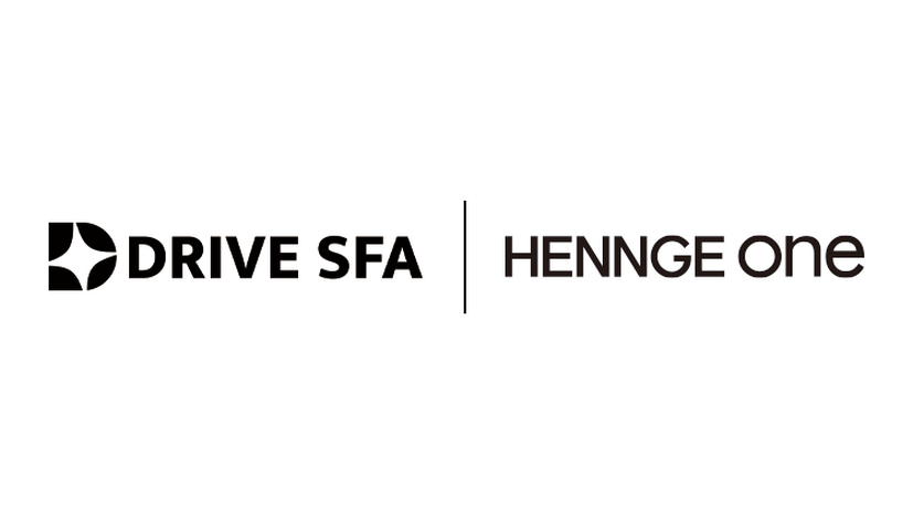 「HENNGE One」と「DRIVE SFA」のロゴ