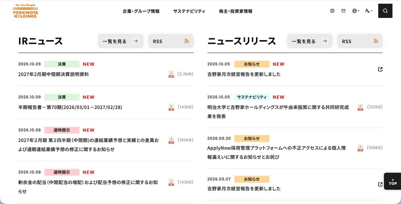 トップページ