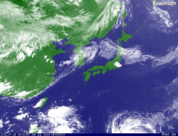 気象庁、衛星画像