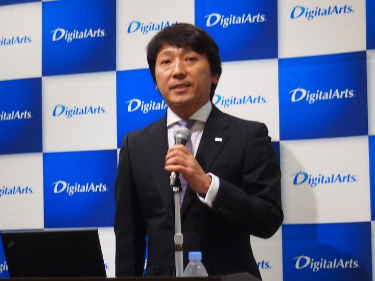 デジタルアーツの代表取締役社長である道具登志夫氏