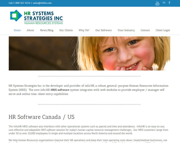 HR Systems StrategiesのWebサイト