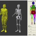 ポーズ（姿勢）変更ソフトウェアの操作画面